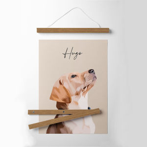 Natural Teak Pine Wood Magnetic Poster Hanger Scroll Painting Frame 30x40 40x50 40x60 Black White Wood Photo Frame Canvas Frame