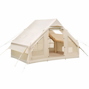 【Vodool】6.3 Square Meters Automatic Inflatable Tent Rainproof Portable 4 Season Air Tent W/Hand Pump for Family Outdoor Travel