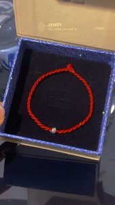 Lắc Tay Chỉ Đỏ Cao Cấp Jensy Mix Charm Bạc S925 LTCD1. Vòng Tay Chỉ Đỏ