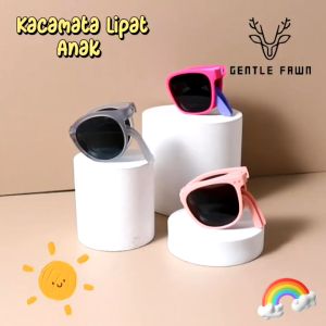 Gentle Fawn Kacamata Anak Sunglasses Polarized Bisa Di Lipat Anak Anti UV Bahan Tr90 Slicon Foldable Bentuk Kotak Cute Fashionable Keren 079