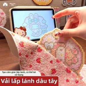 Vải Lấp Lánh Bóng Đèn Đặc Biệt để Trang Trí Màu Bạc Trắng