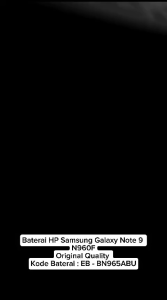 Baterai HP Samsung Galaxy Note 9 N960 N960F N960U N9600 N965 SM-N960F EB-BN965ABU OEM
