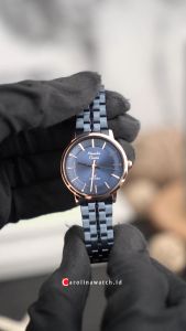 Jam Tangan Wanita Alexandre Christie Classic AC 8692 LHBURBU Blue Dial Blue Stainless Steel Strap