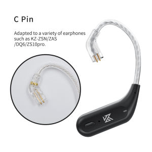 KZ AZ09 IEM Bluetooth AdapterBluetooth 5.4 ModuleWireless Waterproof Ear Hook ExtraLong Battery Life Cable