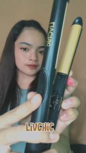 [Barang Lokal]Livchic Volume Catok Curved Plate Pelurus Rambut Catokan LS306