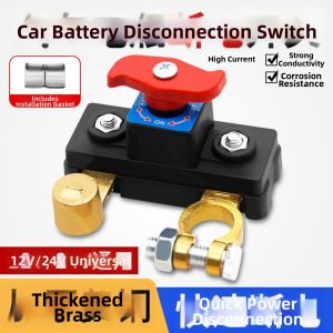 LUKSEN | Universal Car Power Disconnect Switch Anti Leakage Dual Rotary Button