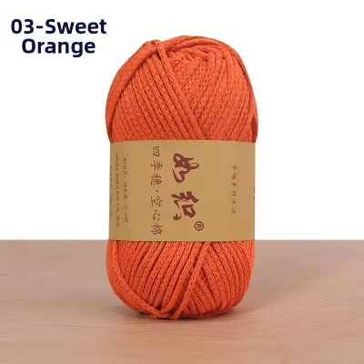 Hollow Cotton Yarn for Knitting and Crochet