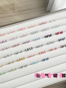 925 Needle Fairy Three-Dimensional Butterfly Studs Female Sweet and Small Mori Style New Arrival Trendy Girl Earrings Earrings
