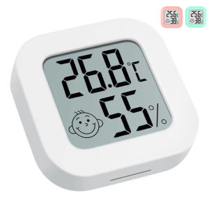 HOOPET | LCD Digital Thermometer Hygrometer Indoor Room Electronic Temperature Humidity Meter Sensor Gauge Weather Station For Home