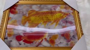 3D Frames Last supoer Arwana Koifish Religious wall frames 25cm*35cm