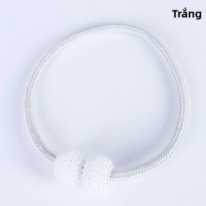 4/2 Chiếc Kẹp Rèm Từ Tính Ngọc Trai Phong Cách Hiện Đại Kẹp Buộc Lưng Kẹp Treo Bóng Trang Trí Rèm Phụ Kiện Cho Vải Len Không Dệt