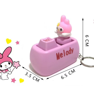 Bandai | Mouth for Kings Furious Kiity Voice Keyboard Pendant Pressing Pronunciation Decompression Artifact Keychain Gift for Girlfriend
