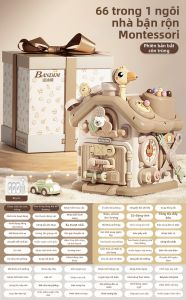 WANWEIMAN | Bảng Hoạt Động Montessori Đồ Chơi Ghép Hình Giáo Dục Cho Bé
