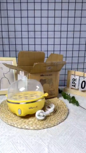 Bear Mini Steamer Electric Cooker for Siomai Egg Boiler Multifunctional Breakfast Maker Machine Stainless Base