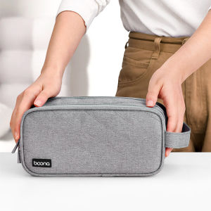 Baona Travel Digital Storage Bag Waterproof USB Hard Disk Drive Mouse Power Supply Cable Organizer