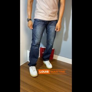 Celana Jeans Pria Kerja Louis 100% Denim