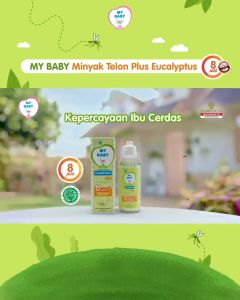 My Baby Minyak Telon Plus Eucalyptus 60ML Minyak Bayi Anti Nyamuk