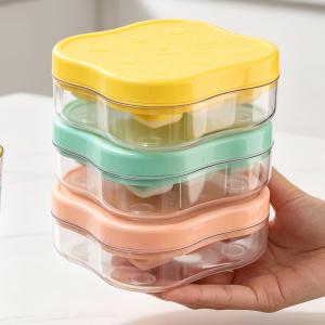 YESPERY Reusable Mini Ice Cube Mold With Lid Press-Release Ice-making Home DIY Ice Tray