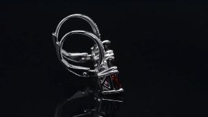 Discover the Charm of Genuine Sterling Silver 925 Earring Natural Garnet Earrings