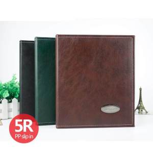 Leacat 5R 7inch photo album 160 sheets storage album retro photo album leather album