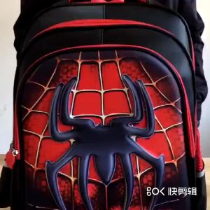 Beg Sekolah Budak Lelaki Kids School Bag Boy Spiderman Bag Beg Sekolah Rendah Lelaki Kids Boy Bag Spiderman Backpack 3D