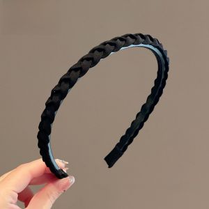 Red Anti-Slip Hairband Womens New 2025 High Forehead Face Washing Special Headband Elegance Hairband Pressing Hair Card Headwear