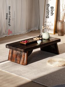 TONGMUSHIJIA | Bàn Đa Năng Gỗ Nguyên Khối