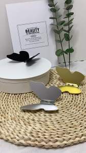 Móc Treo Tường Bằng Thép Không Gỉ Hình Con Bướm Dụng Cụ Sắp Xếp Nhà Bếp Và Phòng Tắm Thời Trang Để Treo Khăn Tắm Khăn Quàng Cổ - Móc Treo Bền Chống Thấm Nước