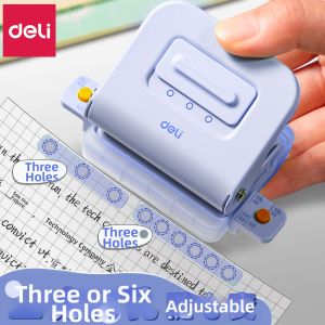 deli | Aesthetic Multifunctional Paper Punch Three Six Multiple Holes