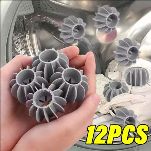 12Pcs Laundry Ball Reusable Clothes Anti-winding Tool Pet Hair Catcher Washing Machine Laundry Ball