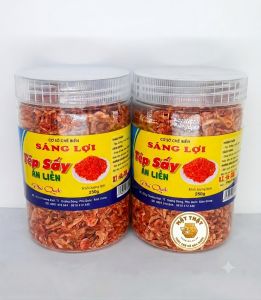Tép sấy ăn liền 250gr- Sáng Lợi PQ- Giòn tôm mặn biển