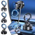 Auto M11 360° Rotation Flod Car Mount Mobile Phone Holder Magnetic Vacuum Adsorption Ultra Stable Suction Cup Bracket For Glass. 