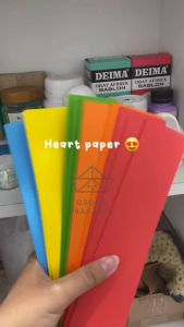 Paket 11 Warna Kertas Hati Heart Paper Pastel Confess Full Colour Quilling Origami Rainbow Kesenian Seni Kerajinan Tangan Pajangan Dekorasi Craft Crafting Kreatifitas Kreatif Create Creative Premium Quality Unik Grosir Prakraya Malang