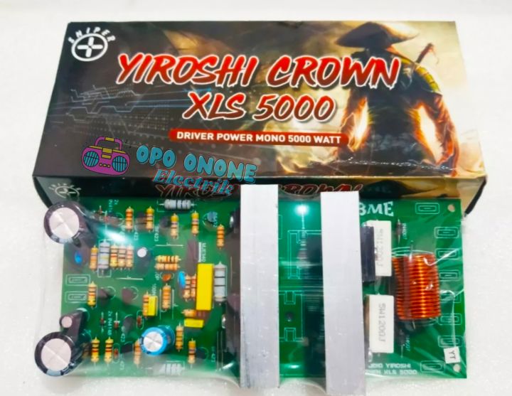 yiroshi crown xls 5000 driver power mono 5000watt | Lazada Indonesia