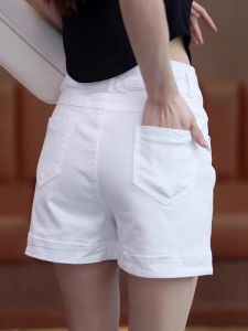 High Waist Denim Shorts Womens Summer Thin Loose Casual Small Size A-Line Wide Leg Hot Pants Commute Style Regular Thickness