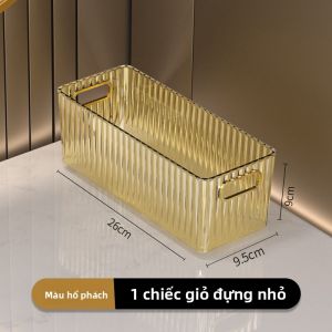 SHANGPINSHANGGE | Hộp Lưu Trữ Mica trong Suốt cho Mỹ Phẩm Snacks Mặt Nạ Dưỡng Da