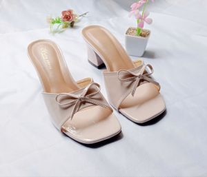 sandal hiigh heells wanita terbaru/ hak tahu 5cm./ kokop dasi./N001.