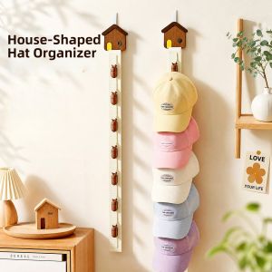 HALEXIONG | Wall Mounted Hat Storage Rack for Caps and Hats