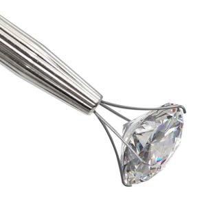 Nail Art Blooming Nail Tool Pat Glue Sponge Stainless Steel Four-Claw Clip Grab Gem Large Diamond Clip Metal Clip