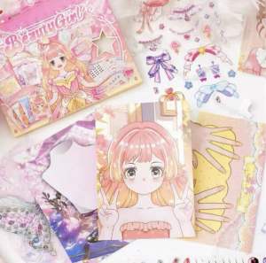 Beauty Girl children activity set - DIY fashion makeup dress up Jewelry nail art creative quiet book