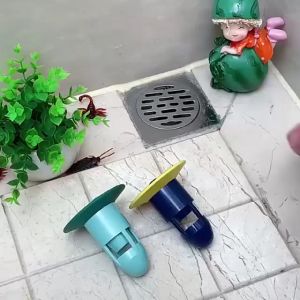 Penutup Lubang Kamar Mandi / Penutup Pembuangan Air Saringan Kamar Mandi Inovatif