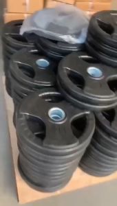 JIOYANG Rubber Coated Barbell Plate 2.5KG / 5KG 5CM Weight Plate Piringan Beban Plat Barbel Dumbell