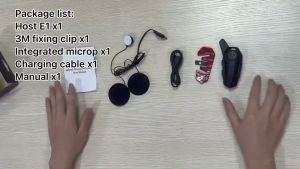🇵🇭 Motorcycle Helmet Intercom Bluetooth Headset For 2 Rider Intercomunicador Waterproof Wireless Moto Outdoor Riding Intercom