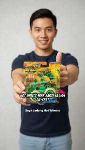 Hot Wheels Monster Trucks 1:64 Scale Die-Cast Toy (FYJ44)