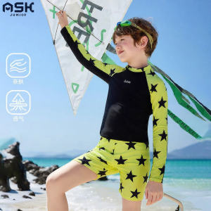 Ask Junior | Boys Quick Drying Long Sleeve Sun Protection Swimwear
