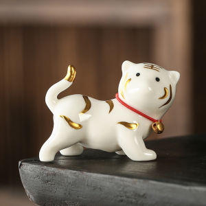 Yuxuan Tea Ornaments Decoration Tea Set Tea Art Tiger Boutique Supportable Bring In Wealth and Treasure Chinese Zodiac Tiger Tea Tray Tea Worm Home