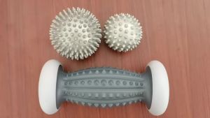 Massage Ball Foot Roller Spiky Lacrosse Balls Relieve Hand Shoulder Leg Plantar Fasciitis Heel Feet Arch Deep Tissue Massage
