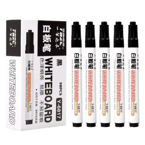 30 Pieces Whiteboard Markers Water-Based Easy Erase Large Capacity Black Red Blue Colors Children Teachers Writing Notes Glass