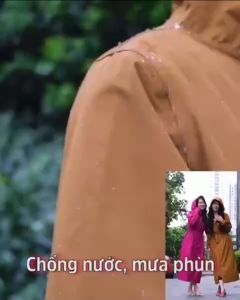 Áo mưa măng tô thời trang 2 lớp  Mỹ Nhi chống nước chống rét hiệu quả