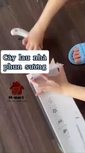 Cây Lau Nhà Thông Minh Có Bình Xịt Nước Đa Năng- Cây Lau Nhà Bình Nước Phun Sương đầu xoay 360 tiện lợi